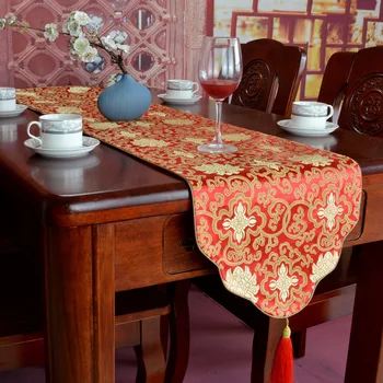Kitajski Tradicionalni Vzorec Design Namizni Tekač Luksuzni Omarico, Posteljo Doma Poročno Dekoracijo Tabela Zajema Visoke Kakovosti