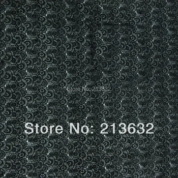 POs88-204 črne čipke tkanine, tekstilni dodatki za klasičen računalnik vezenje obdelave topne vezenje zavese krpo