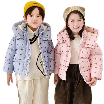 1-5 Leto za Otroke Toplo Bombaž Jopiči Dekliška Oblačila, Otroci&Mladičev, ki Coats 2022 Nove Jesensko Zimske korejskem Slogu za Dečke Outerwears
