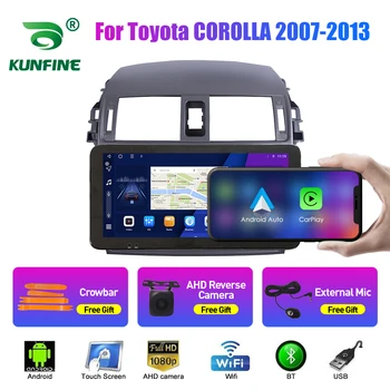 10.33 Palčni avtoradia Za Toyota COROLLA 2007-13 2Din Android Jedro Octa Avtomobilski Stereo sistem DVD GPS Navigacija Igralec QLED Zaslon Carplay