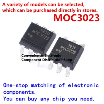10 Kos/paket MOC3023 MOC3023M MOC3021s-ta1/ SMD-6 SOP-8 DIP-6 triac izhodni spojnik fotoelektrično