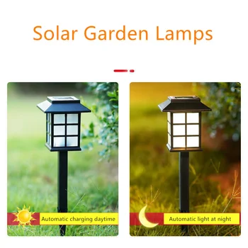 10 KOS Sončna Pot Luči Nepremočljiva Prostem Led Solarna Svetilka za Vrt/Landscape/Dvorišče/Teras/Dovoz/ Lighting Božični Luči
