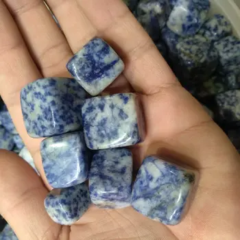 100 g Naravna modra pika kristalno reiki, kremen zdravi čaker