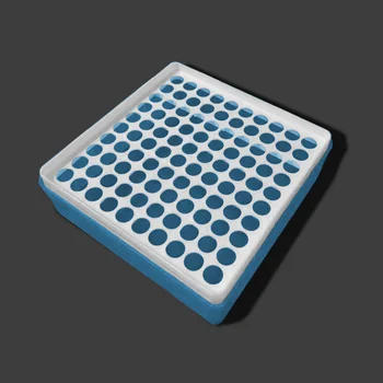 100 Luknje Centrifuge Test Cevnim Držalom za 1,5 ml PCR cev Shranjevanje rack Laboratorijski material Centrifugirke Polje