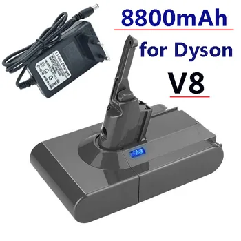 100% Originele DysonV8 12800Mah za 21,6 V Batterij Voor Dyson V8 Absolutno/Pluizige/Razlikujejo Li-Ion Stofzuiger Oplaadbare batterij.
