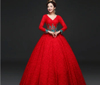100%resnična rdeče polno čipke cvet beading vezenje žogo obleke Srednjeveško obleko Renaissance Obleke princess Royal Siss victoria obleko