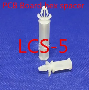 1000pcs /veliko LCS-5 5 mm PCB board najlon distančnik primerni za 4 mm luknja