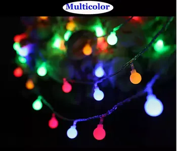 10m 100LED Žogo za Niz Božično led luč LED Garland Chuzzle trakovi LED niz Božič praznik poroka dekoracija