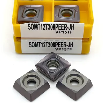 10PCS stružnica orodje SOMT12T308 JH VP15TF US735 visoko kakovostne kovine obračanja orodje karbida orodje SOMT 12T308 CNC deli rezanje toolSOMT