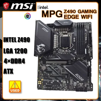 1200 Matično ploščo MSI MPG Z490 IGRALNIH ROB WiFi Motherboard DDR4 128GB Intel Z490 PCI-E 3.0 M. 2 SATA III USB3.2 ATX