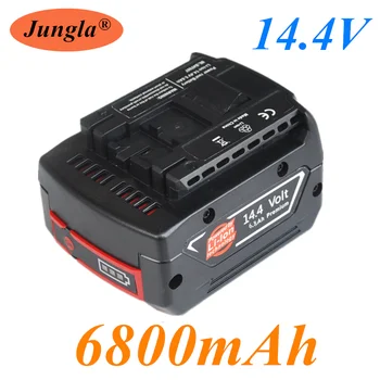 14,4 V 6800mah Polnilna Litij-ionska Baterija za mobilni paket za BOSCH akumulatorski Električni vrtalnik vijačnik BAT607,BAT607G,BAT614,BAT614G