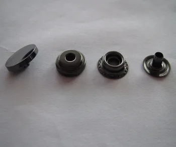 15 mm cinkove zlitine nanašanje črna niklja gumb brezplačna dostava navzdol jakno visoko kakovostni pripni gumb 100set