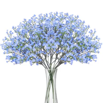 1Pc 240Heads Umetno Cvetje PU simulacije Gypsophila Ponaredek Obrat za Poroke, Poročne Šopke DIY Stranka Domov Dekoracijo Cvet