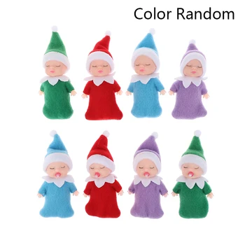 1pc Božič Baby Elf Lutke Otroka Vilini Lutke Igrače Mini Božič Elf Dekoracija Lutka