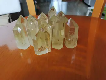 2.2 LB Naravnih smokey citrine quartz obelisk, kristalno palico točke healing13-18pcs