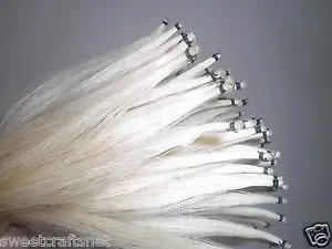 20 Štrene lokovne lase 32 palcev 6 gramov/hank vključno 10 črno-10 bela