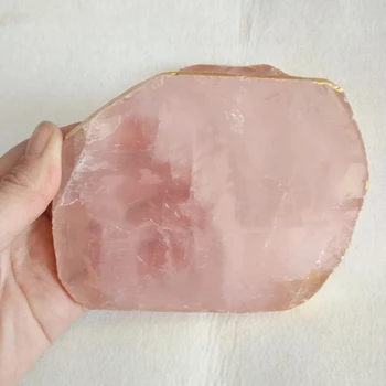 2018 najbolj priljubljenih naravnih rose quartz crystal platters roza quartz crystal rezina