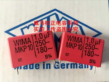 2020 vroče prodaje 10pcs/20pcs Nemčiji WIMA MKP10 250V 1.0 UF 1UF 250V 105 P: 27,5 mm Audio kondenzator brezplačna dostava