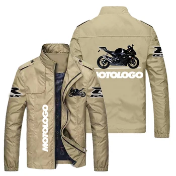 2021 outono jaqueta masculina logotipo da motocicleta racer jaqueta de inverno jaqueta bomber jaqueta militar à prova d'água uni