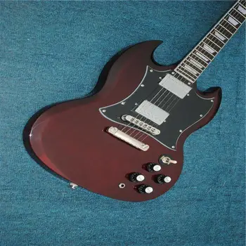 2021!Visoka kakovost rjava SG električna kitara Angus Young model po meri, brezplačna dostava na zalogi poslali