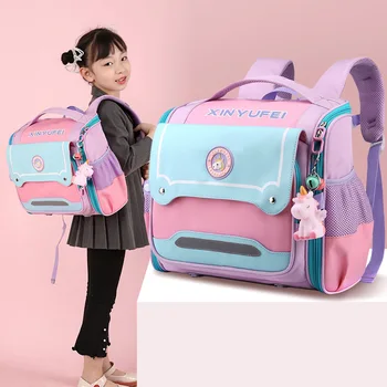 2022 Otrok, Šolske torbe za Fante, Dekleta Nepremočljiva Ortopedskih šolski nahrbtnik Otroci šolsko Primarni Nahrbtnik mochila infantil