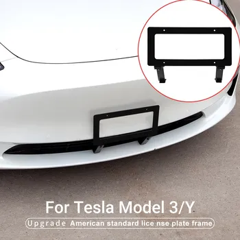 2022 Za Tesla Model 3/Y Nove Energetske Tablice Okvir ModelY Model3 Strani Avto Spredaj Spremembe Pribor Artefakt Deli