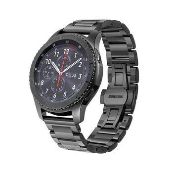 22 MM Pametno Gledati Zapestnica Pasu iz Nerjavečega Jekla Watch Band Za Samsung Prestavi S3 Frontier/S3 Klasičnih Trak Za Samsung Galaxy Watch