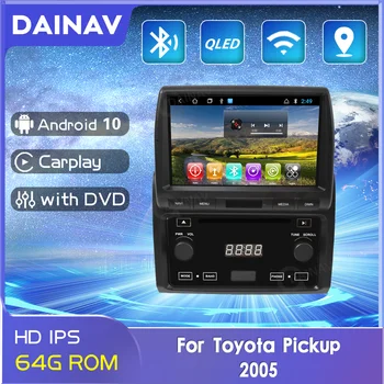 2din Android Avto Radio Autoradio Multimedijski Predvajalnik Za Toyota Land križarjenje pickup LC57 2005 z DVD GPS navigacija Stereo