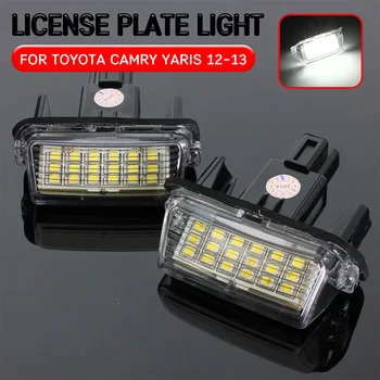 2pc LED Številka Licence Za Toyota Yaris Vitz Camry Hybrid Corolla Avensis SAI Noe Prius C Verso S Ploščo Lučka Lučka