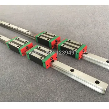2pcs HGR25 - 1100 mm Linearni železniškega + 2pcs HGR25 - 850mm linearni železniškega + 8pcs HGH25CA blok