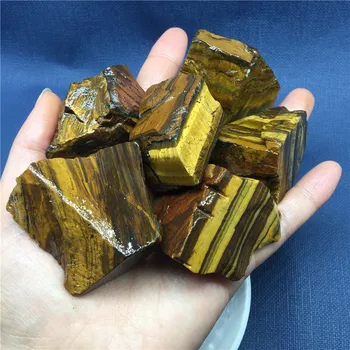 2pcs Naravne crystal tiger oči Padle Kamen Rock Quartz Grobo Mineralov Vzorcu Gemstone Reiki Čakro Dekor darilo