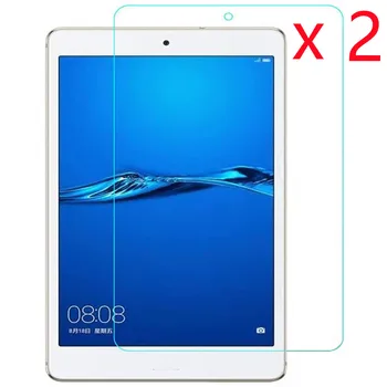 2Pcs Tablet, Kaljeno Steklo Screen Protector Kritje za Huawei MediaPad M5 Lite 8 8.0 Palčni Mehurček Prosta HD Zaščito za Oči Film