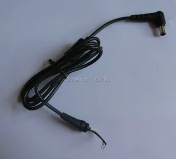 3 kos DC 6.0x4.4 mm moški s pin pravim Kotom / L-shaped vtič Priključek Kabel Za Sony Prenosni Adapter s Kablom 1.18 Meter
