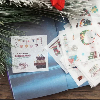 30 Stanja Božični MIX Slog Santa Drevo Snežaka Slog Nalepke Scrapbooking DIY Darilo Pakiranje Oznaka Dekoracijo Oznako