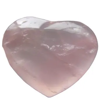 37g Naravnih Rose quartz HeartShape Ljubezen ROZA Kristalno Osebkov Zdravljenje Reiki Doma Edinstvene Okraski Oprema Izdelki umetnostne Obrti