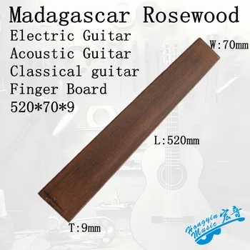 3A Madagaskar Palisander Kitara Fretboard Materiala DIY Kitara Fingerboard Kitare Dodatki