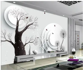 3d stenske freske ozadje Povzetek drevesa 3D TV ozadje moderna dnevna soba ozadja Doma Dekoracijo