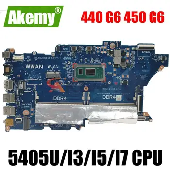 440 G6 450 G6 DAX8JMB16E0 DA0X8JMB8E0 matično ploščo za hp 440 G6 450 G6 Prenosni računalnik z matično ploščo mainboard W/5405U I3 I5, I7 8. Gen CPU