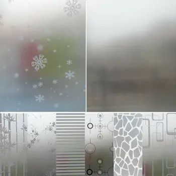 45 X 200 cm Motnega Frost-Dokazilo Stekla Film Nalepke, Spalnica, Kopalnica, Stranišče, Kuhinja Glueless Zasebnosti Nalepko Domov Dekoracijo