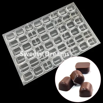 48 Votlini Ovalne 3D Polikarbonata Čokolada Plesni Mini Kapsula 8g Torto Orodja, Kalupe Za Peko Majhne Tabletke Bonbonov Sladkarije Plesni