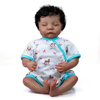 49 cm Mehke Silikonske Veren Simulacije Baby Prožne Ude Realne Novorojenčka Lutka Za Otroke Playmates Počitnice Zabava