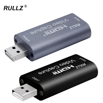 4K HDMI USB 2.0 Audio Video Snemanje Polje 1080p Video Capture Card za PS4 Stikalo Igro v Živo Pretakanje HD DVD Snemalnik, Kamera