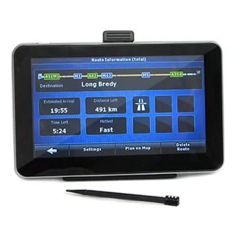 5.0 Palčni Zaslon AVTO GPS 4GB Kartica+FM+MP4 SpeedCam SAT NAV 3D Avto Vozila GPS Tracker za določanje Položaja Naprave