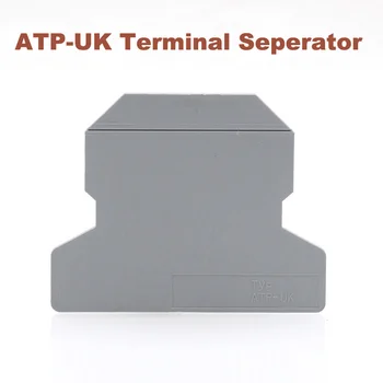5/10pcs DIN Železniški Terminal Blok Seperator ATP-UK bornier opno univerzalen tip za večje skupine particije morsettiera KRALJESTVU dodatki