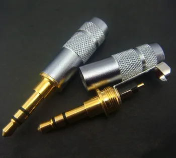 50 kos Stereo 3,5 mm 3 Pole Popravila Slušalke Priključite Kabel Audio priključek za spajkanje