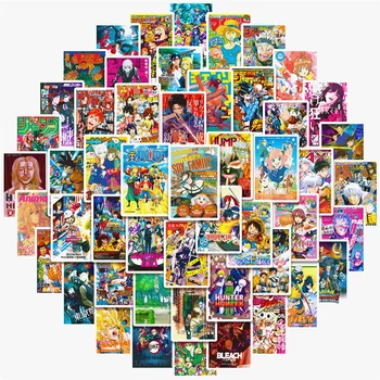 50pcs Risanka Japonski Anime Nalepke Za Telefon Kitara Album Ipad Tiskovine Cosplay Scrapbooking Materiala Otroci Nalepka