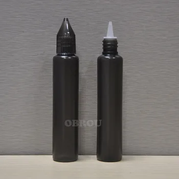 5pcs 30ml pero obliko black stisnemo steklenico, tekoče kapalko steklenica za olje, ki je