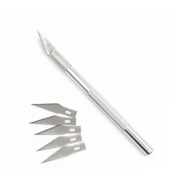 6 Rezila Obrti Umetnine Rezanje Nož DIY Carving Nož Matrica Točkovanja Hobi Chiseling Model Popravilo Kiparstvo Skalpela Nož