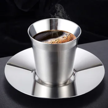 80ml/150 ml Dvojno Steno iz Nerjavečega Jekla Espresso Skodelico Izolacija Nespresso Pixie Skodelico Kave Kapsula Obliko Srčkan Termo Skodelice Kave