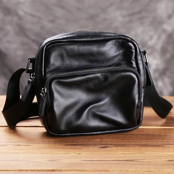 AETOO Usnje majhno vrečko moške messenger bag mini Japonski nosijo kvadratnih torba poletje priložnostne nahrbtnik cowhide moške vrečko ti